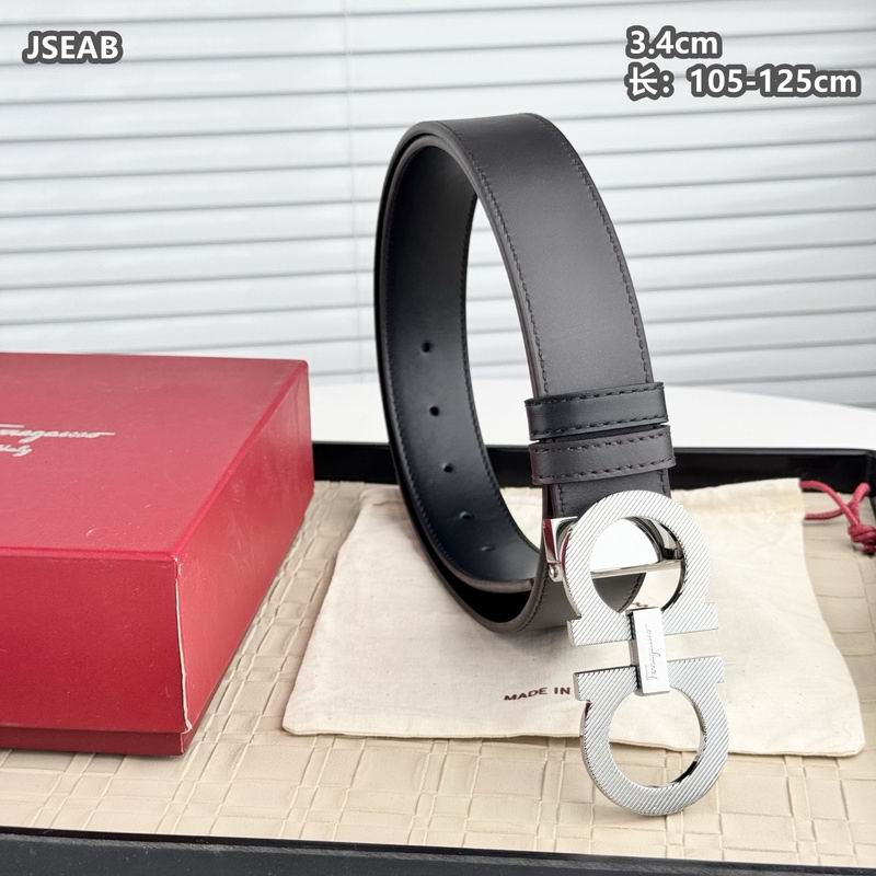 Ferragamo belt 34mmX105-125cm 8L12